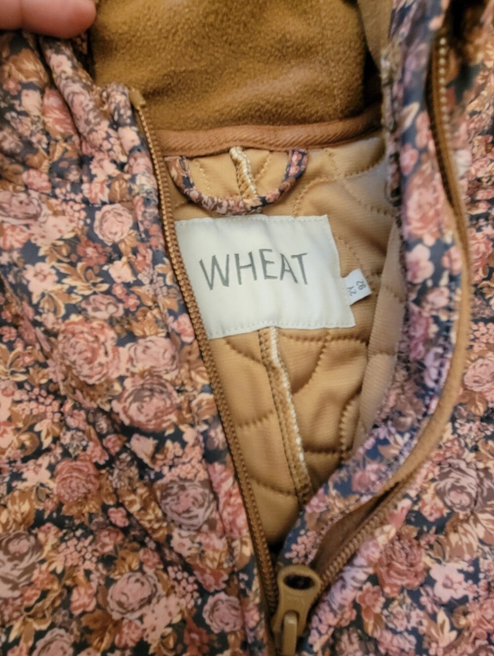 Wheat Denmark Harley Thermosuit Floral Quilted Jumpsuit - Size 2y